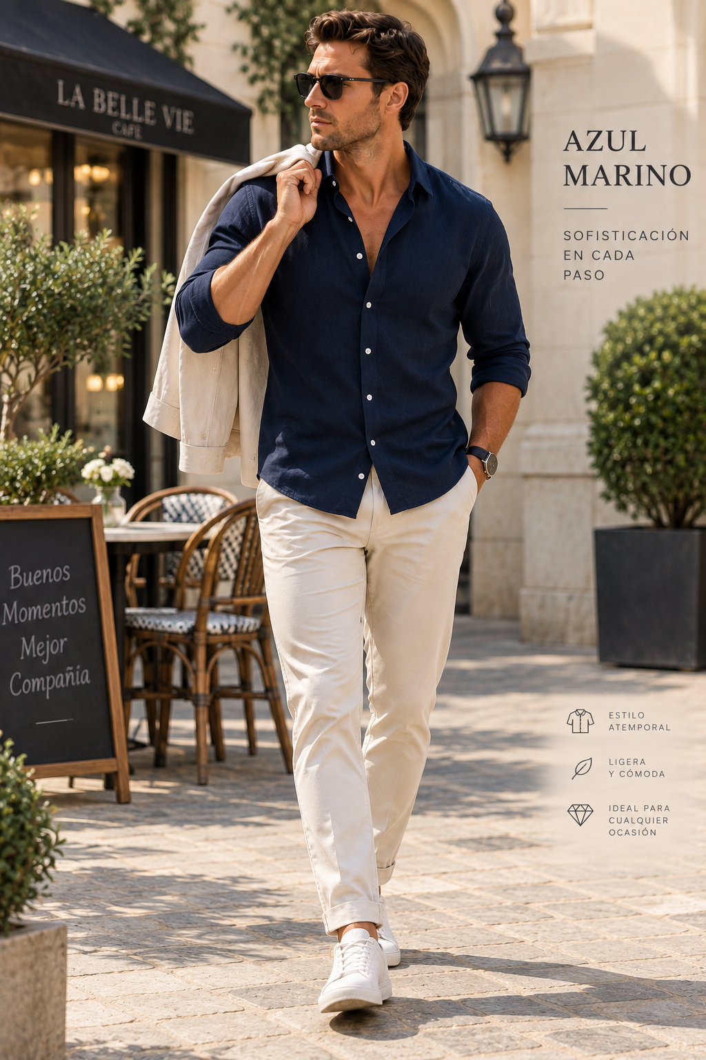 Camisa Riviera Élégance
