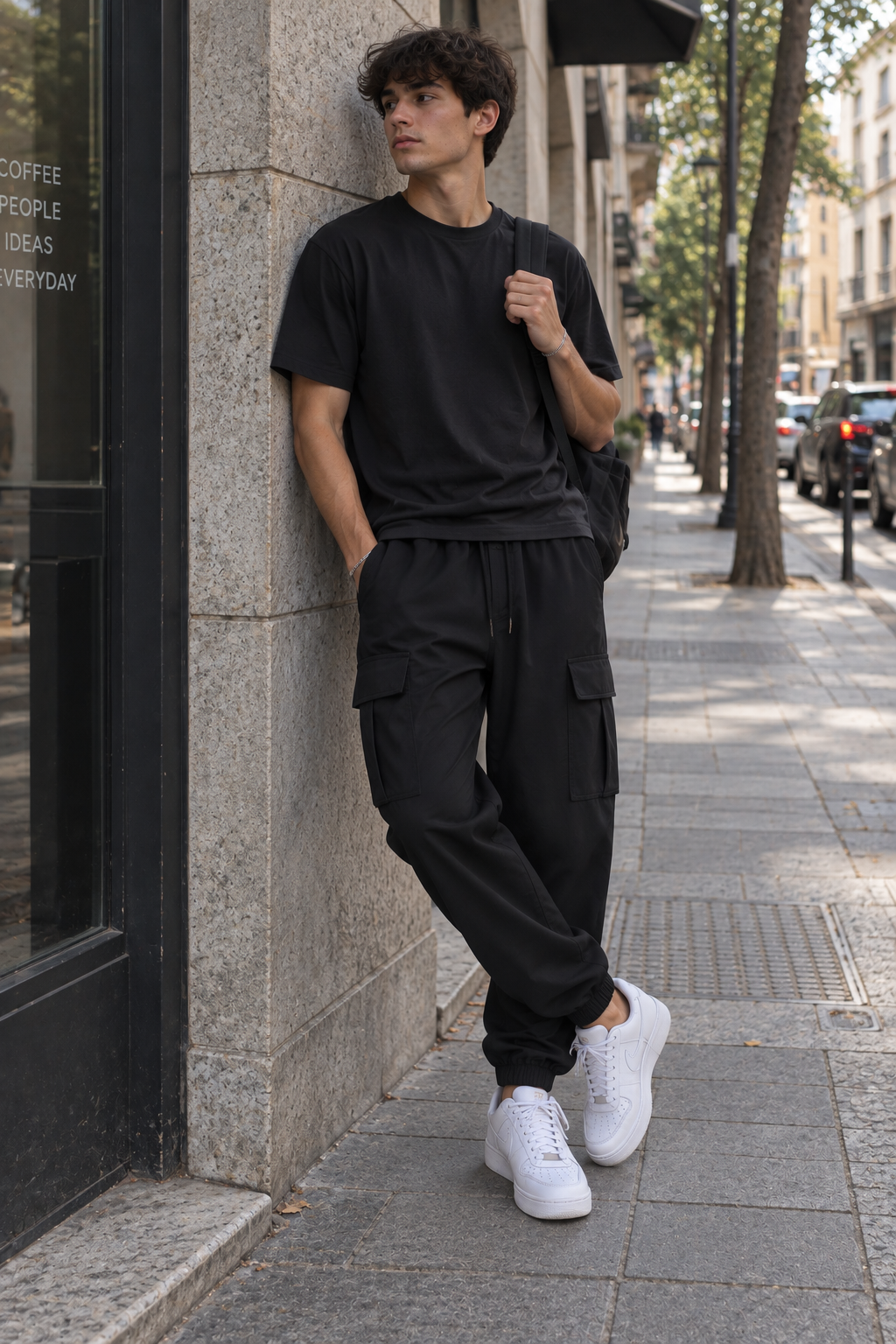Pantalón Cargo Jogger Hombre | Algodón y Lino