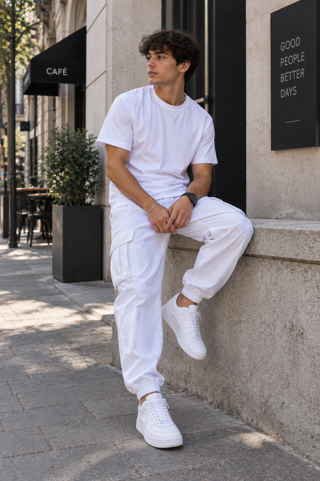 Pantalón Cargo Jogger Hombre | Algodón y Lino