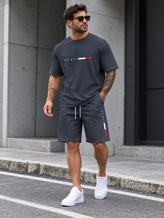 Conjunto Deportivo Casual de 2 Piezas para Hombre