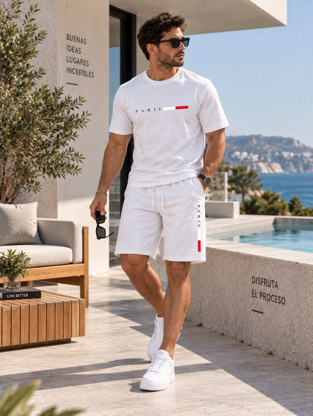 Conjunto Deportivo Casual de 2 Piezas para Hombre