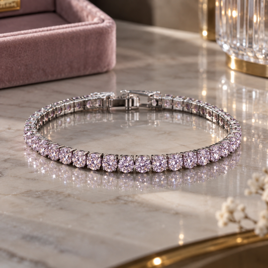 Pulsera Tennis Aurelia – Elegancia que Brilla