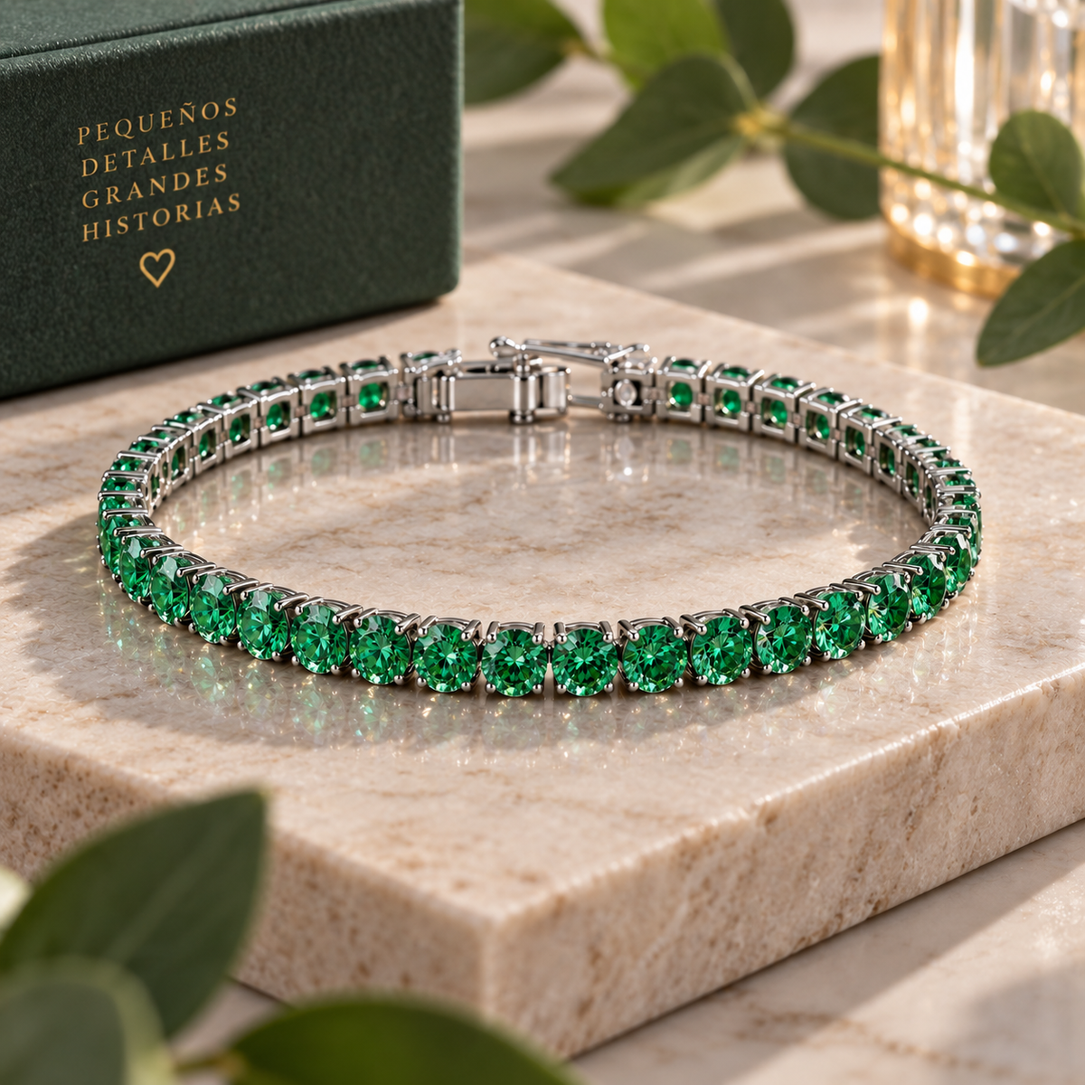 Pulsera Tennis Aurelia – Elegancia que Brilla