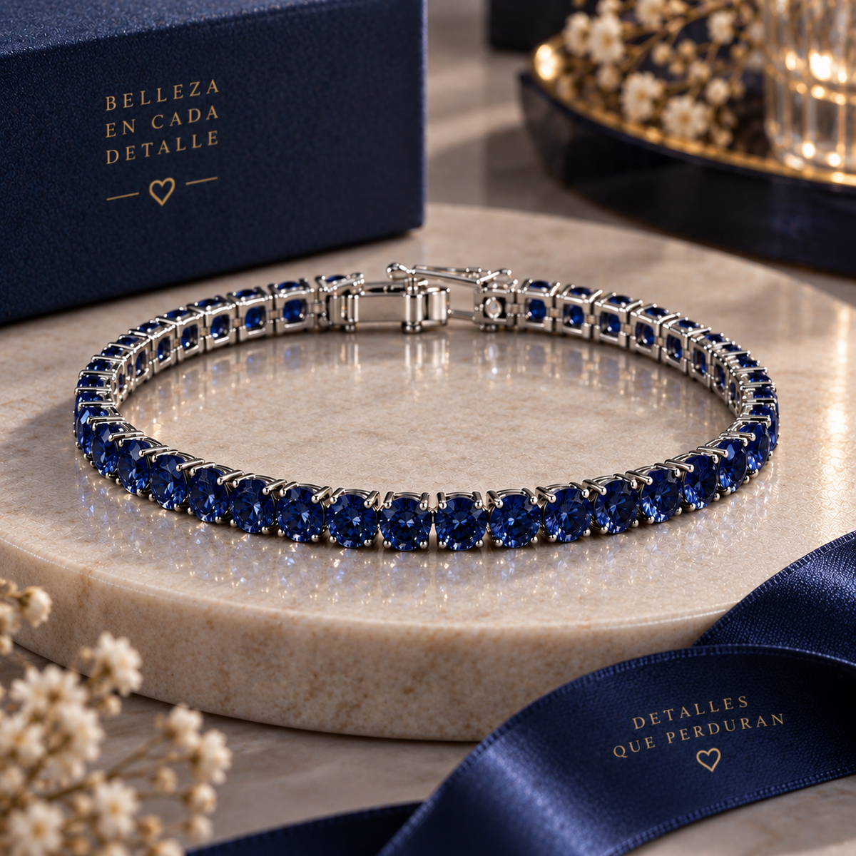 Pulsera Tennis Aurelia – Elegancia que Brilla