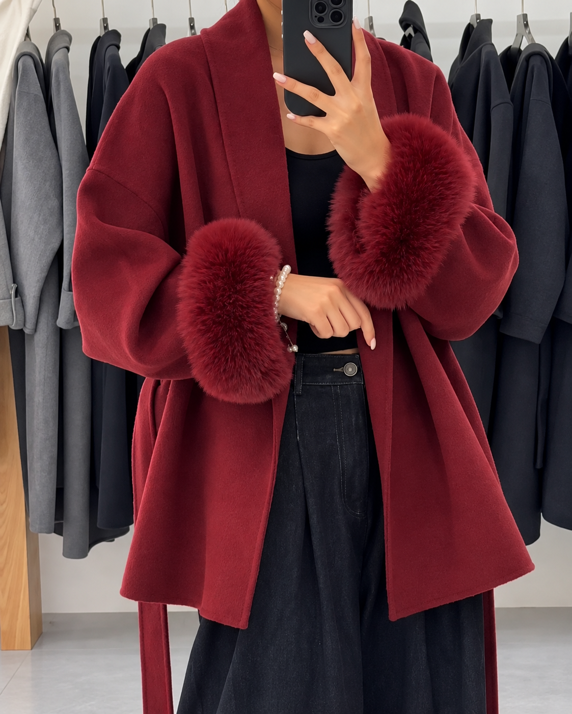 Abrigo Largo de Lana para Mujer | Elegante y Sofisticado