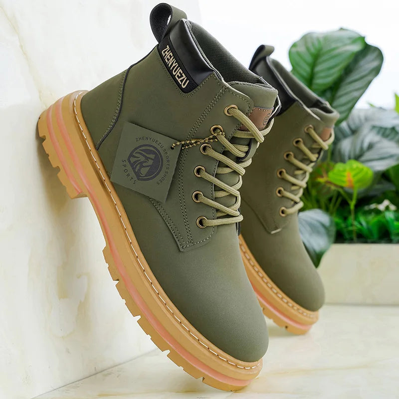 Botas Urbanas para Hombre - Estilo Vintage, Comodidad Superior y Durabilidad