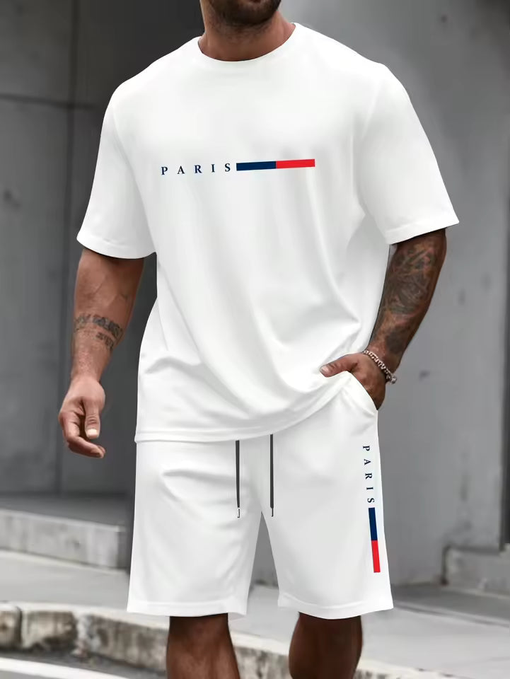 Conjunto Deportivo Casual de 2 Piezas para Hombre