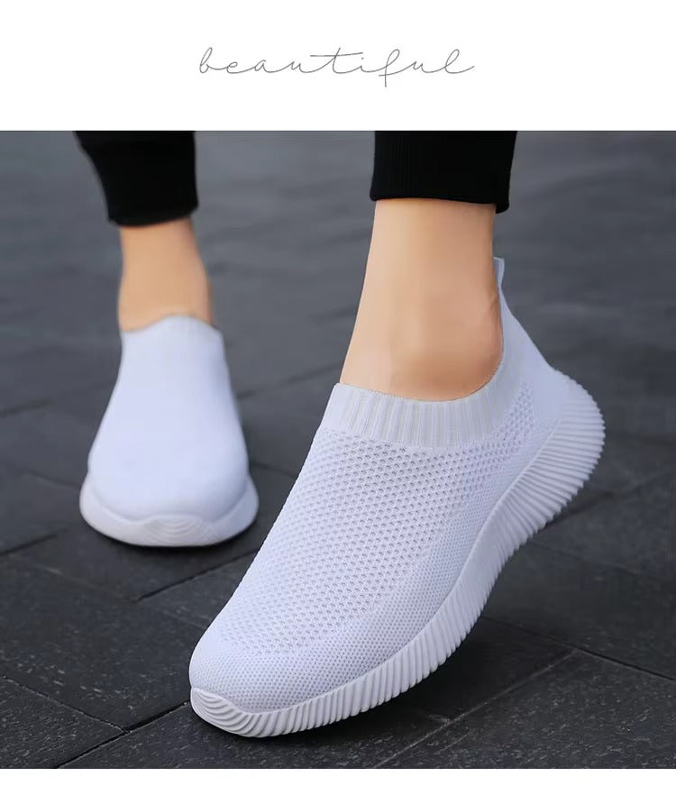 Zapatillas de deporte con plataforma de malla transpirable