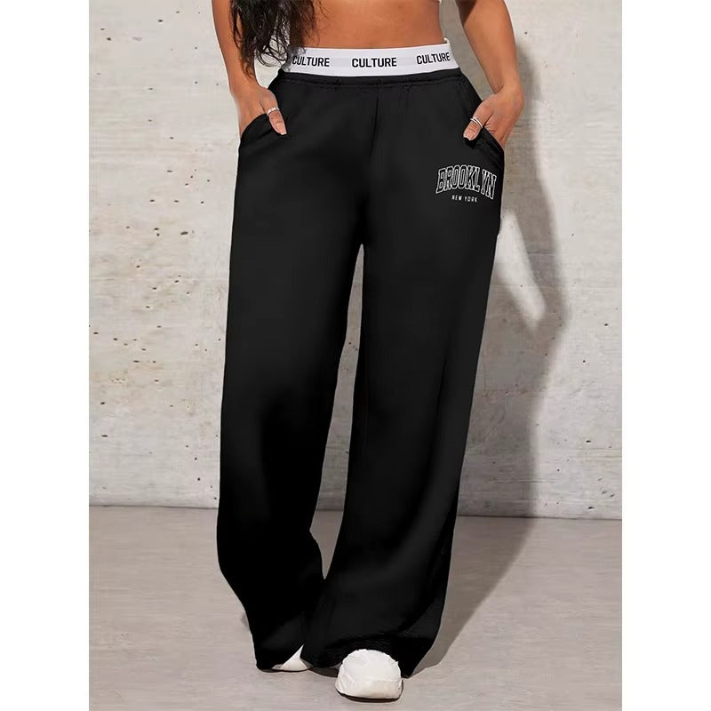 Pantalones de pierna ancha