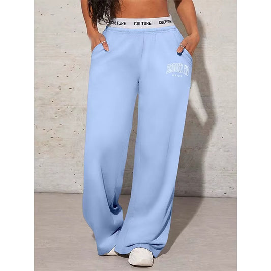 Pantalones de pierna ancha