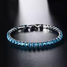 Pulsera de tenis de circón con microincrustaciones de 4mm para mujer, pulsera para hombre, accesorios de joyería para hombre