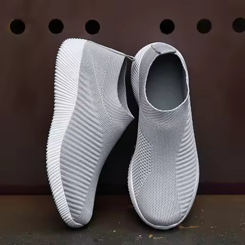 Zapatillas de deporte con plataforma de malla transpirable